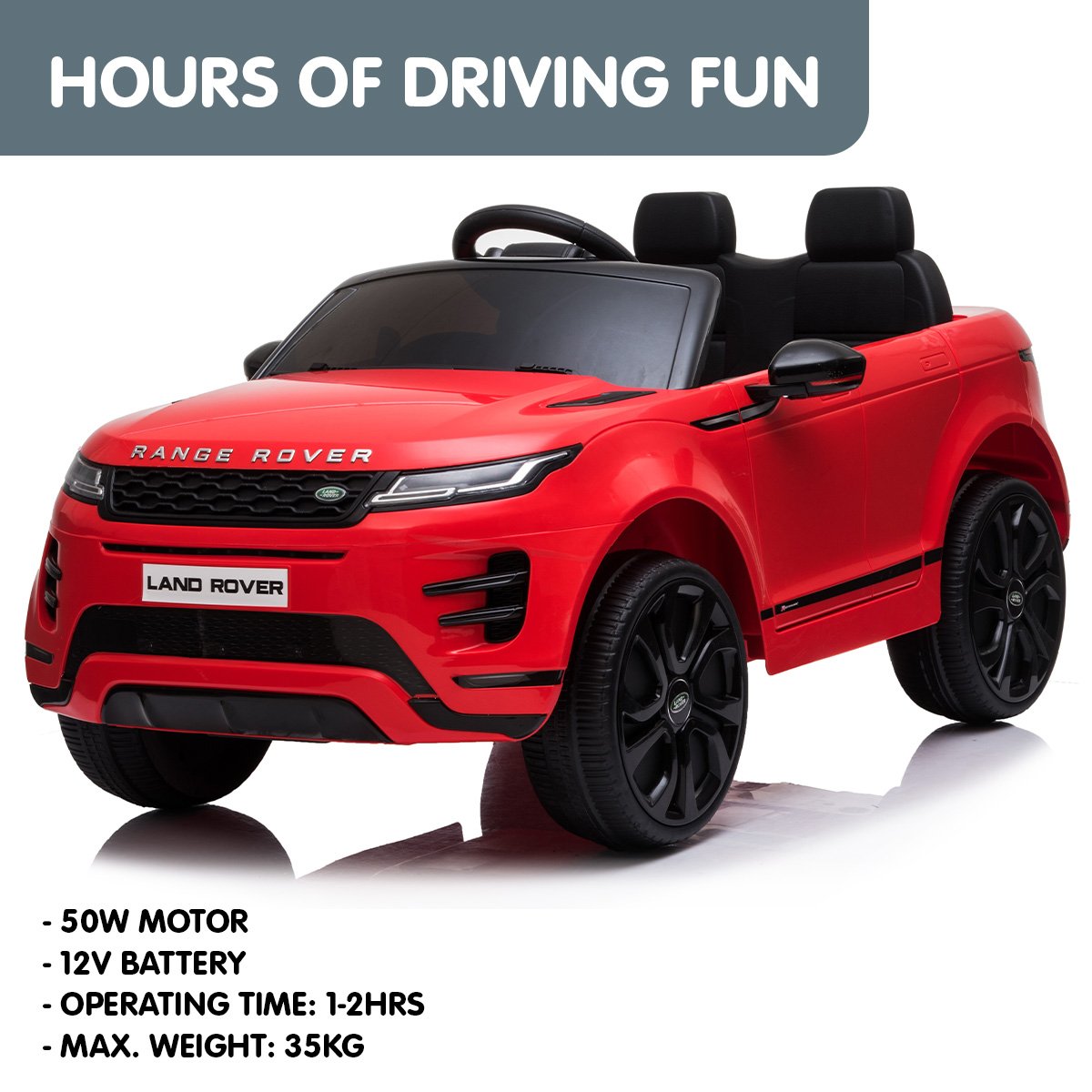 Land Rover Electric Ride On Car Remote Control - Red