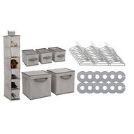 Delta Children 48 Piece Nursery Storage Set Cool Grey