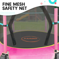 4.5ft Trampoline - Green / Pink