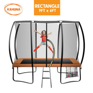 6ft X 9ft Rectangular  Trampoline - Orange