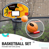 6ft X 9ft Rectangular  Trampoline - Orange