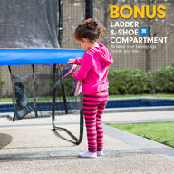 6ft X 9ft Rectangular Trampoline - Rainbow