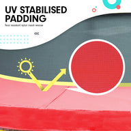 4.5ft Trampoline - Red