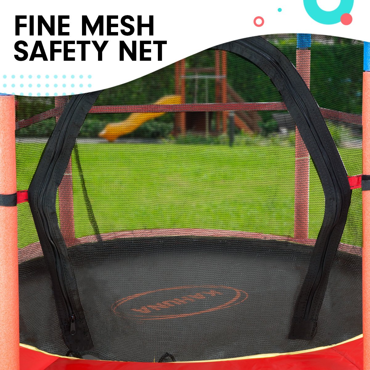 4.5ft Trampoline - Red
