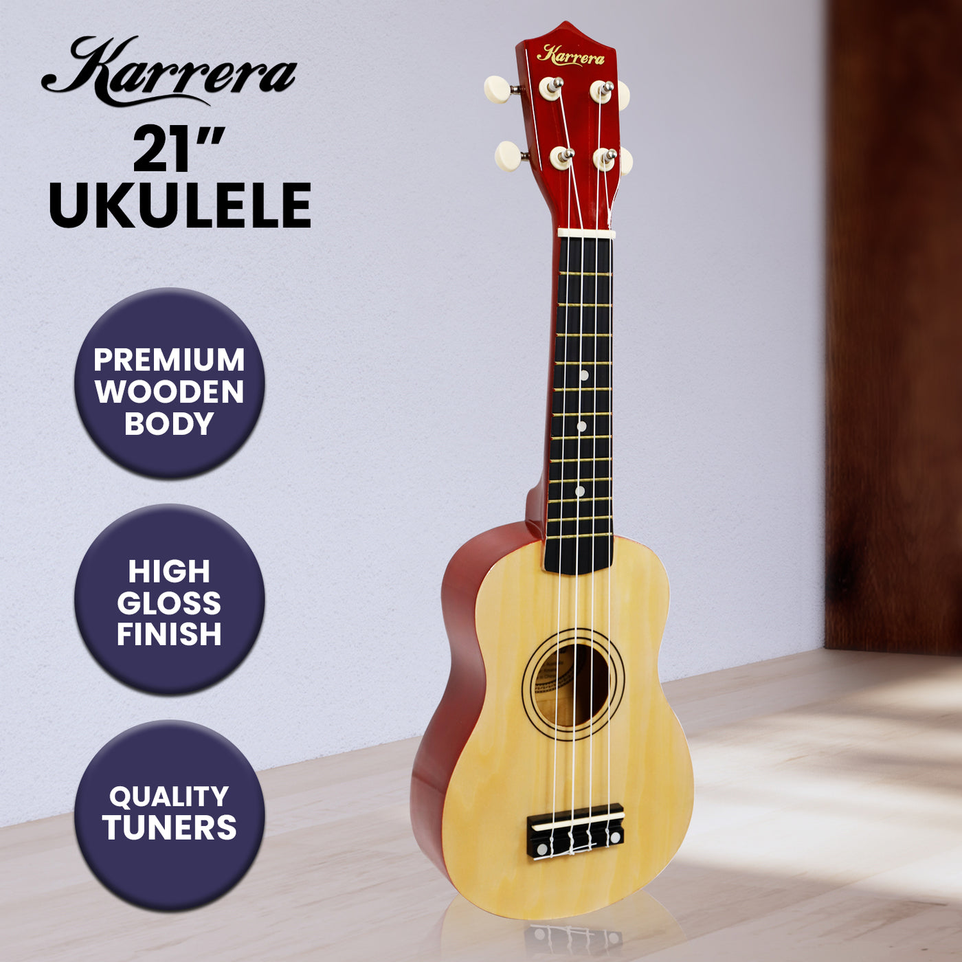21in Ukulele - Natural