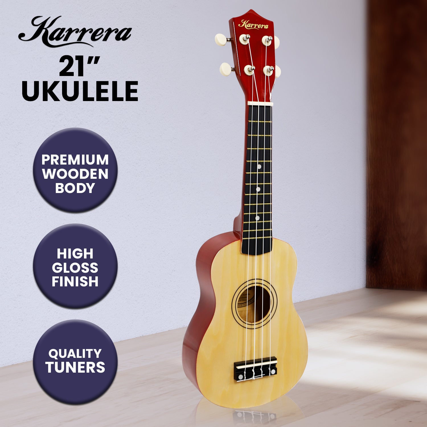 21in Ukulele - Natural