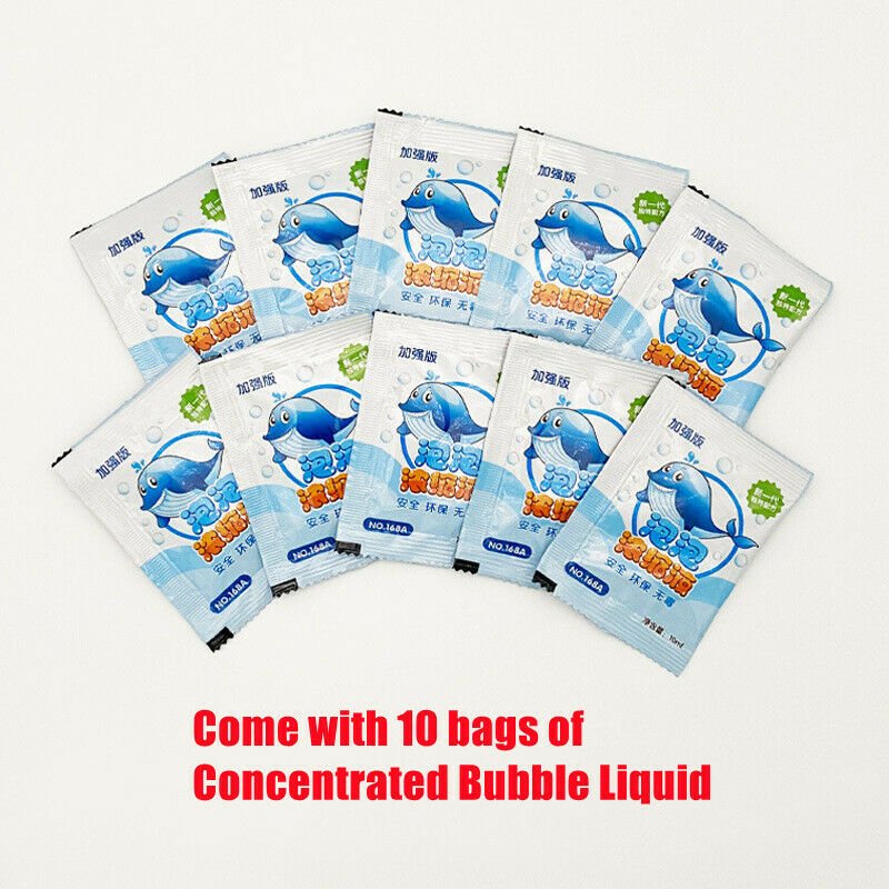 Electric Bubble Gun Machine Soap Bubbles Kids - SM Everyday Living