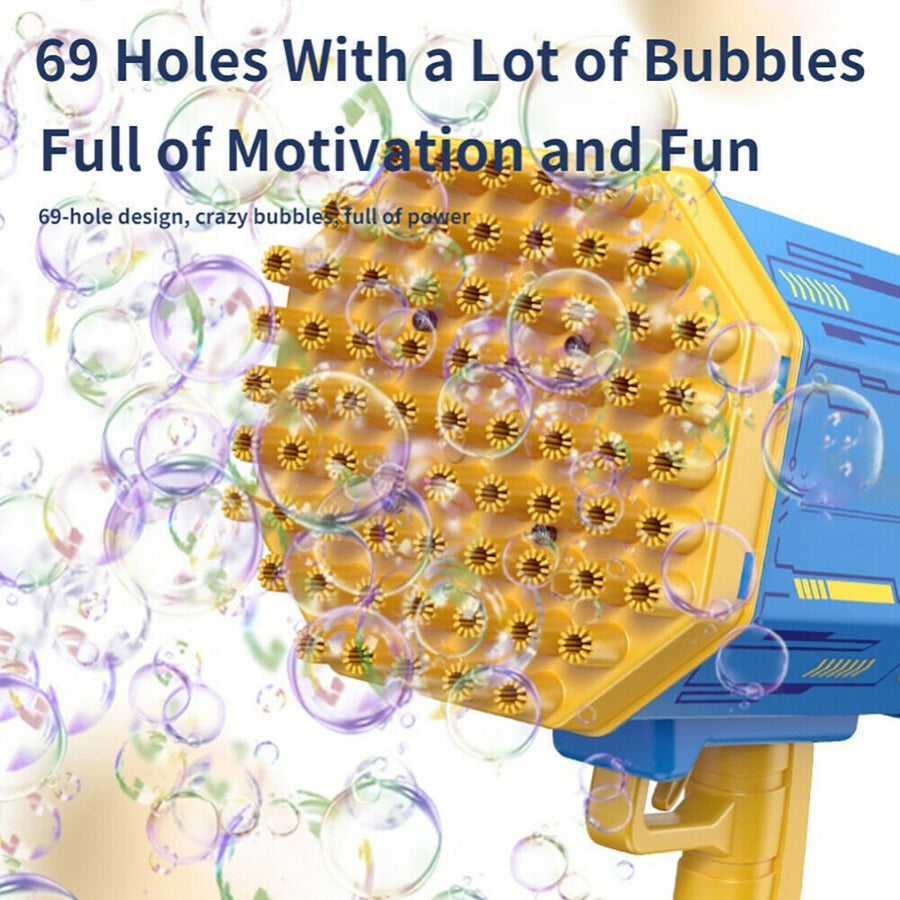 Electric Bubble Gun Machine Soap Bubbles Kids - SM Everyday Living