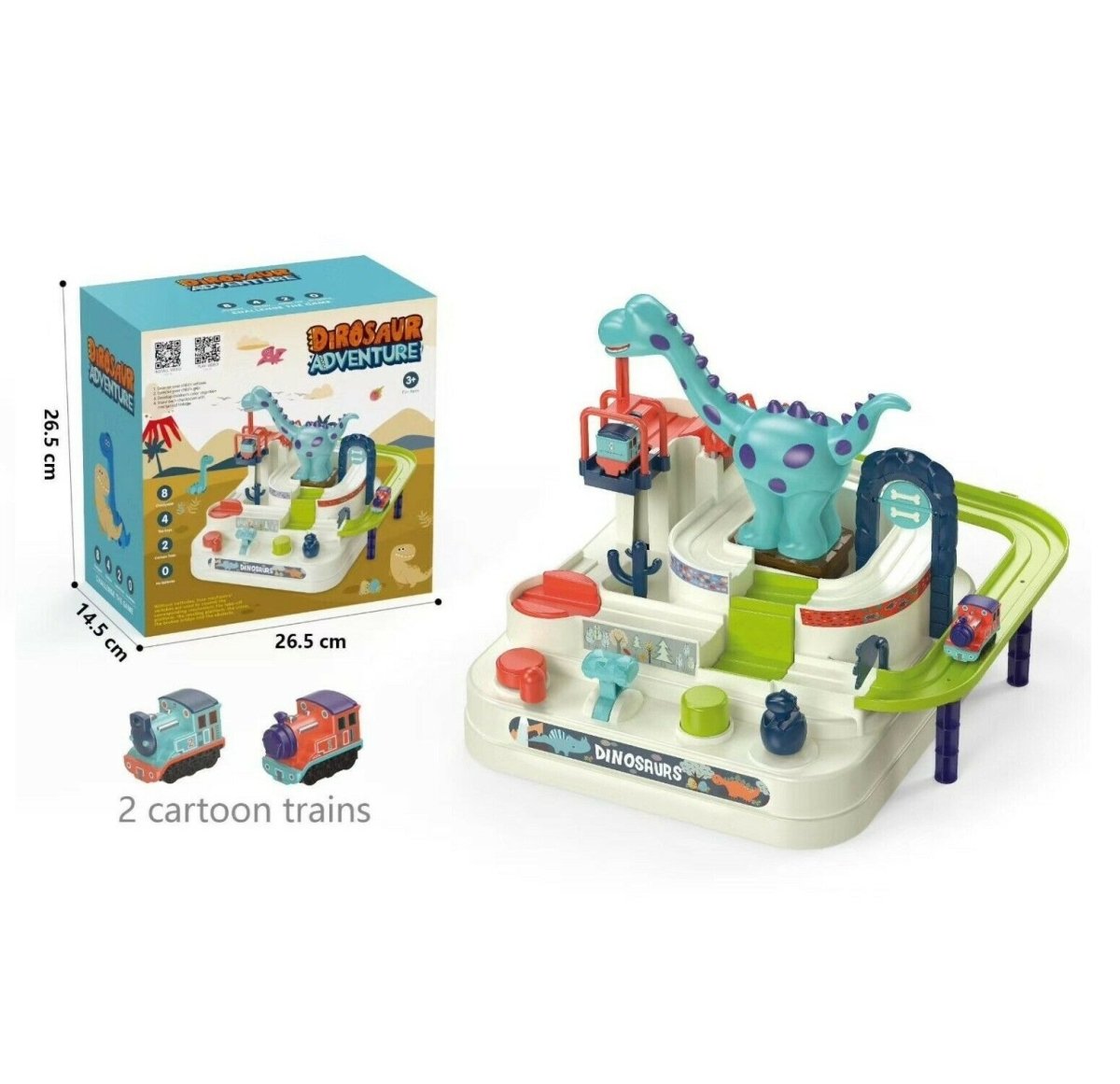 Dinosaur Car Toy Educational Car Vehicle Track Adventure Game Toy Kids Gift - SM Everyday Living