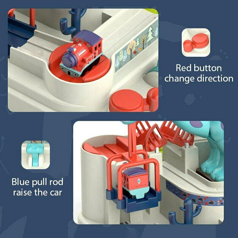 Dinosaur Car Toy Educational Car Vehicle Track Adventure Game Toy Kids Gift - SM Everyday Living