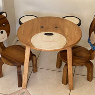 Children's furniture Set Bear Table and 2 Chairs
