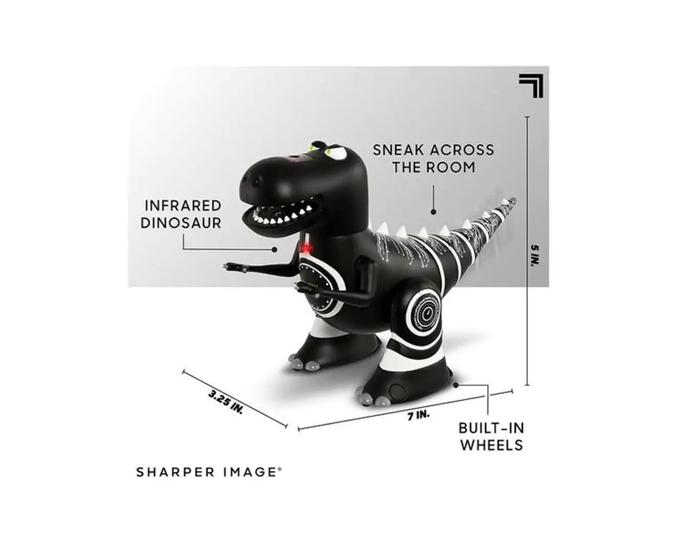 RC Robotic Robotosaur Mini - Black - SM Everyday Living
