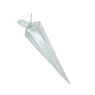 10 Pack of Clear Pyramid Triangle Shaped Small Clear Gift Box
