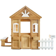 Kids Teddy  Cubby House Natural