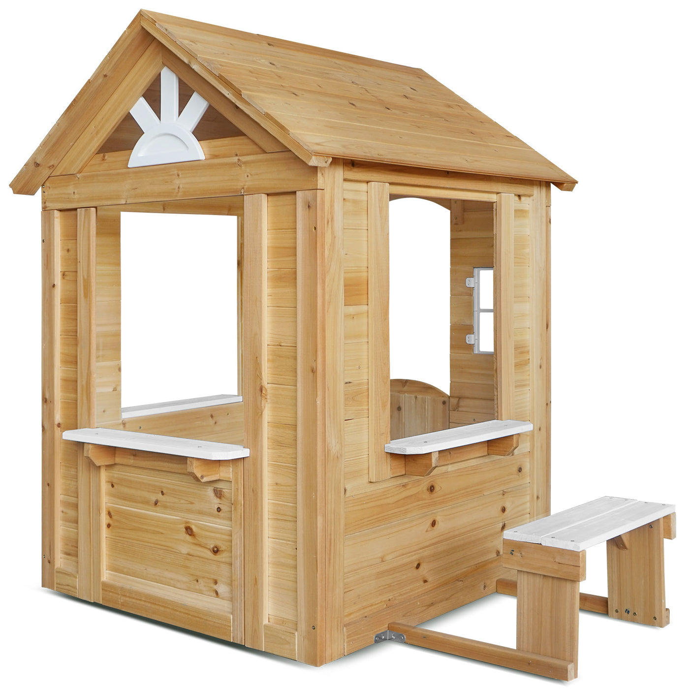 Kids Teddy  Cubby House Natural