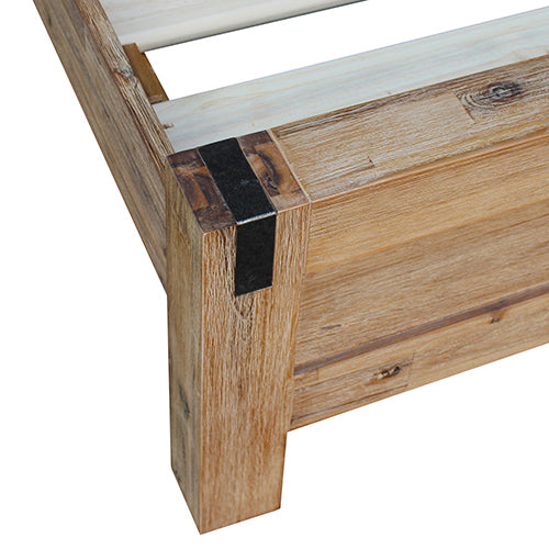 Bed Frame Double Size in Solid Wood Oak