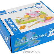 Kids Wooden Kitchen Tea Set Pretend Play