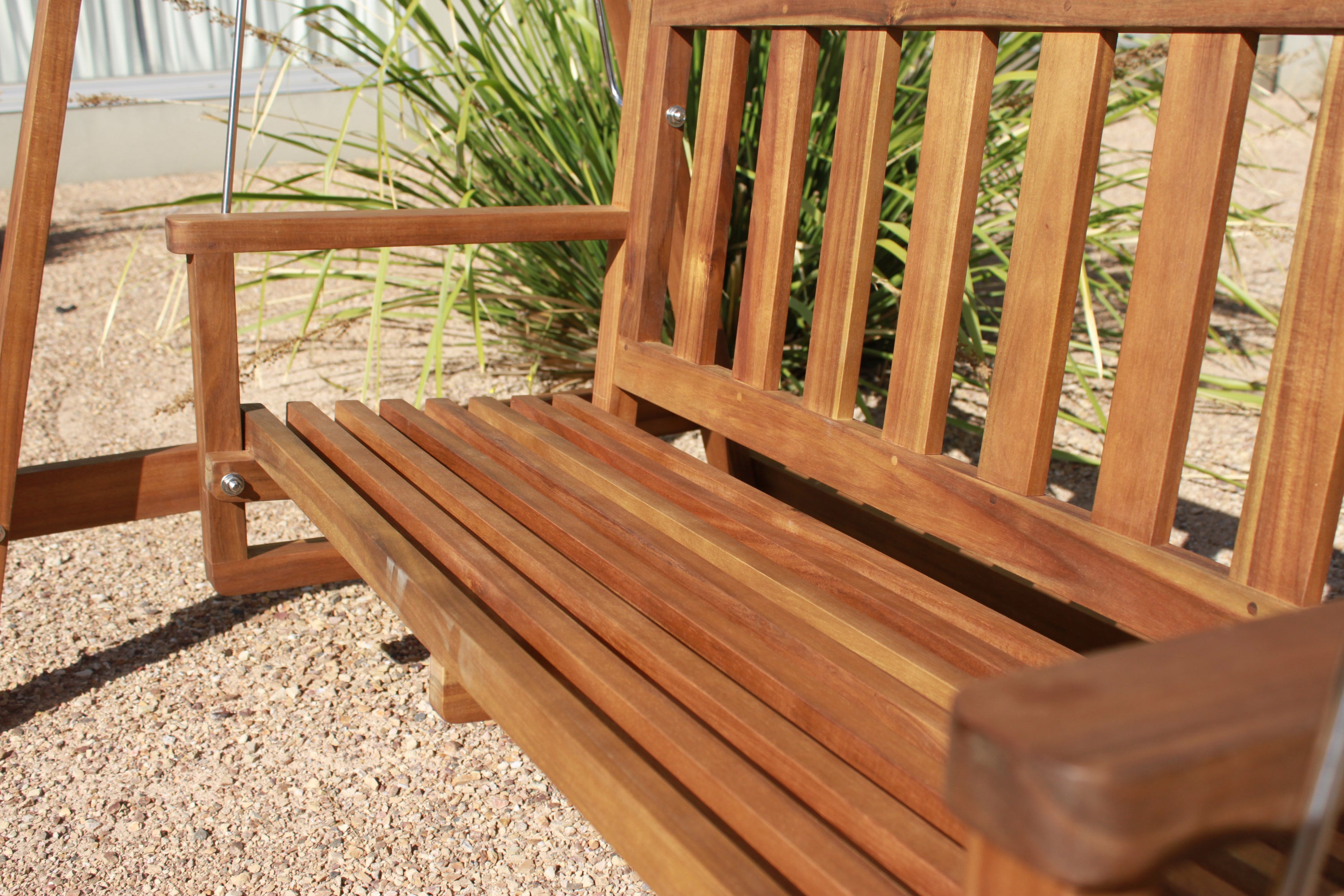 Outdoor Hardwood Garden Swing