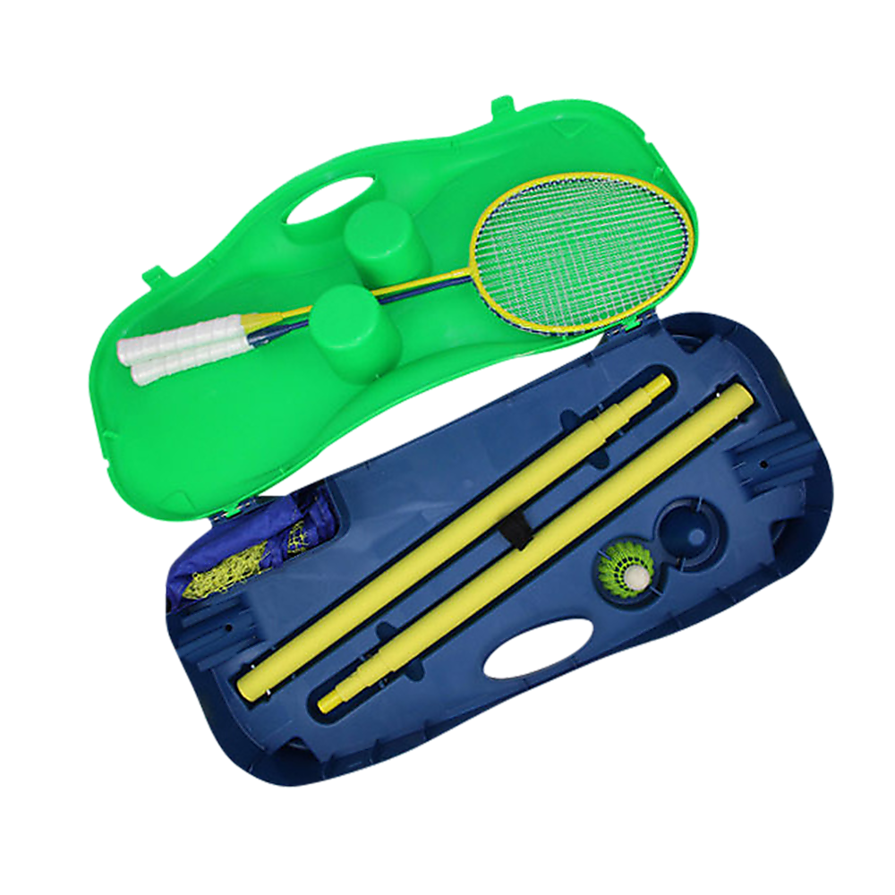 Folding Portable Badminton Combo Set Volleyball Net Outdoor Sports - SM Everyday Living