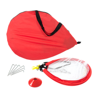 Portable Kids Soccer Goals Set – 2 Pop Up Soccer Goals, Cones, Goal Carry Bag - SM Everyday Living
