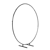 2M Hoop Round Circle Arch Backdrop Flower Display Stand Frame Background