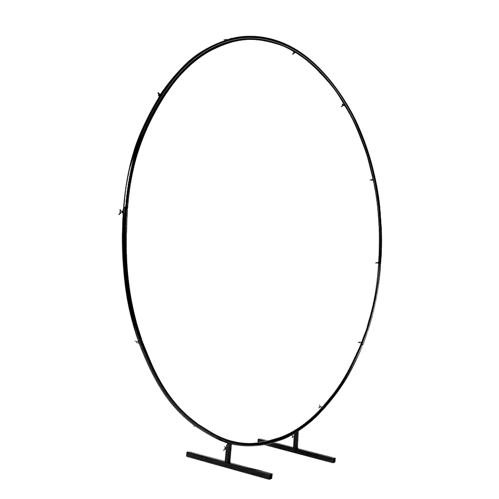 2M Hoop Round Circle Arch Backdrop Flower Display Stand Frame Background