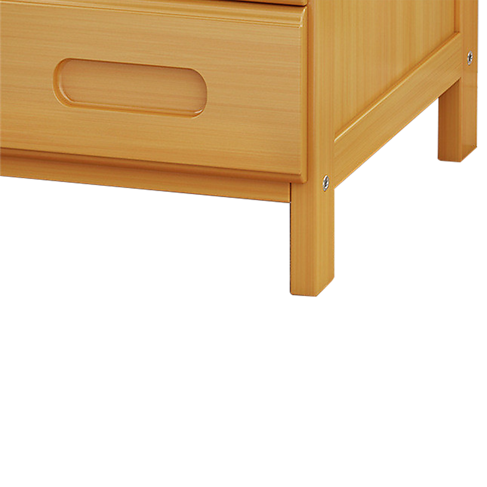 Bamboo Bedside Table Nightstand Side Stand