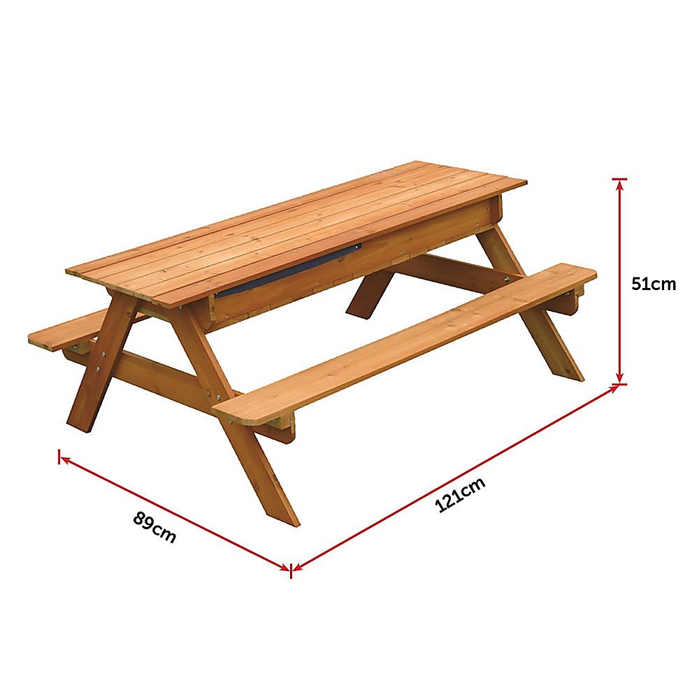Sand & Water Wooden Picnic Table - SM Everyday Living