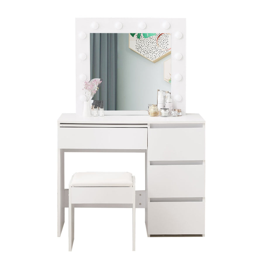 Dressing Table tool Set LED Makeup Mirror Jewellery organizer Cabinet