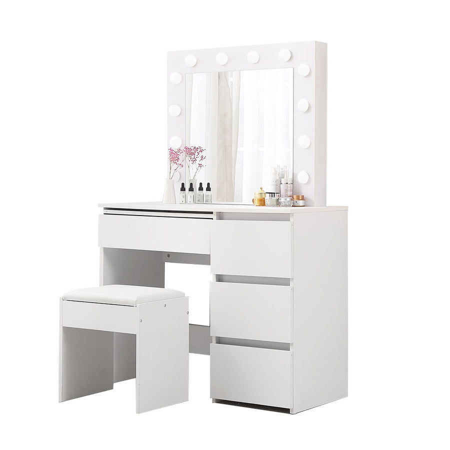Dressing Table tool Set LED Makeup Mirror Jewellery organizer Cabinet