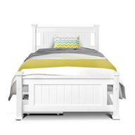 Wooden Bed Frame Timber Single Size
