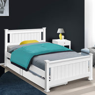 Wooden Bed Frame Timber Single Size