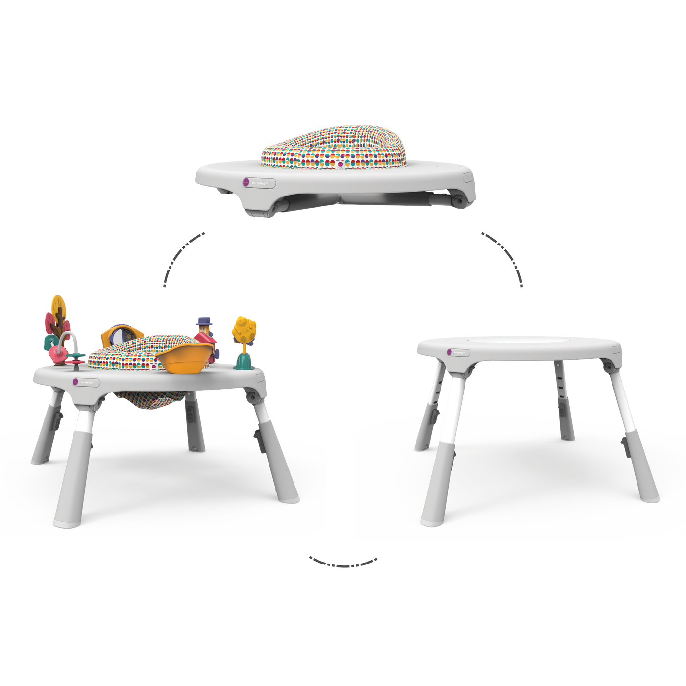 PORTAPLAY CONVERTIBLE ACTIVITY CENTER - WONDERLAND ADVENTURES