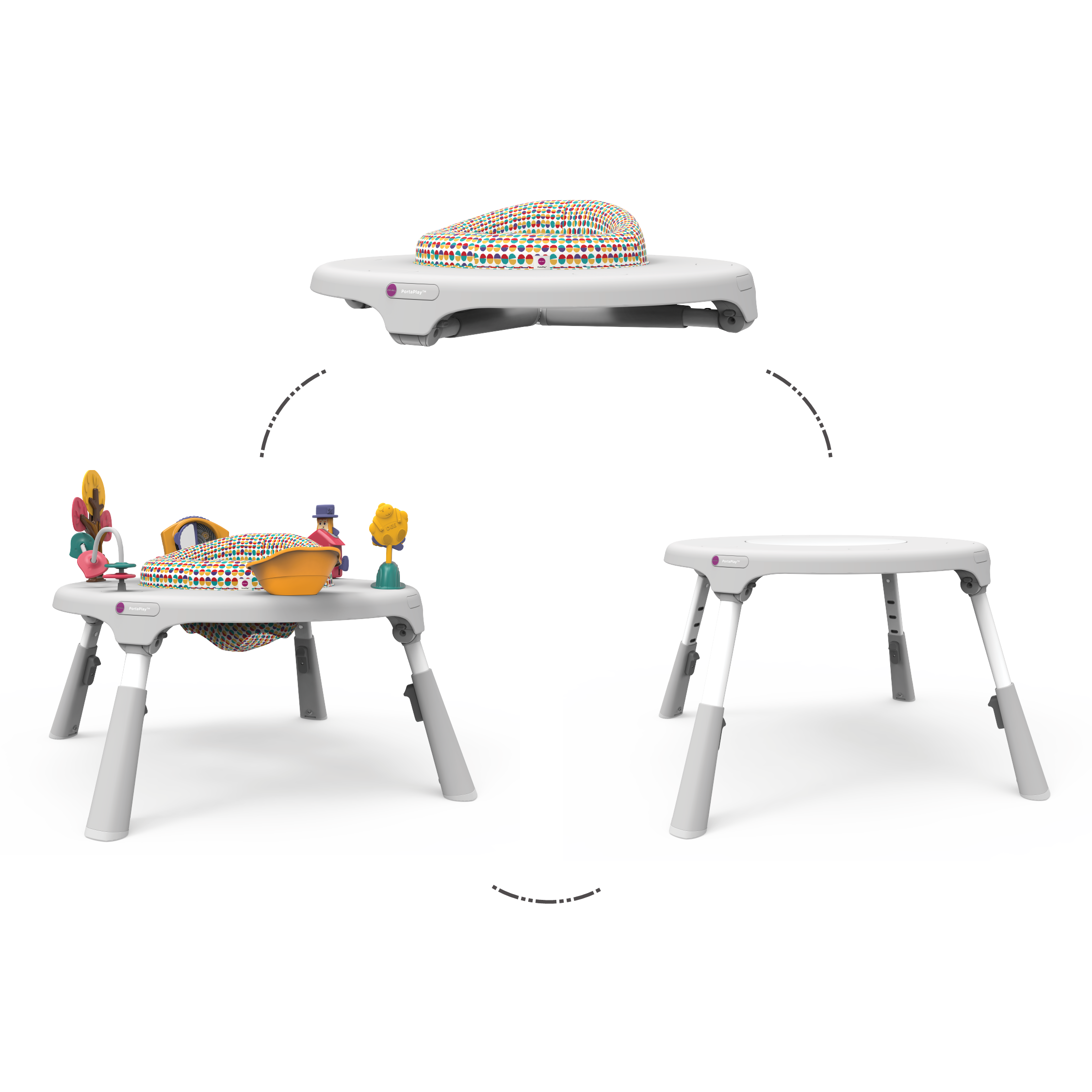 PORTAPLAY CONVERTIBLE ACTIVITY CENTER - WONDERLAND ADVENTURES
