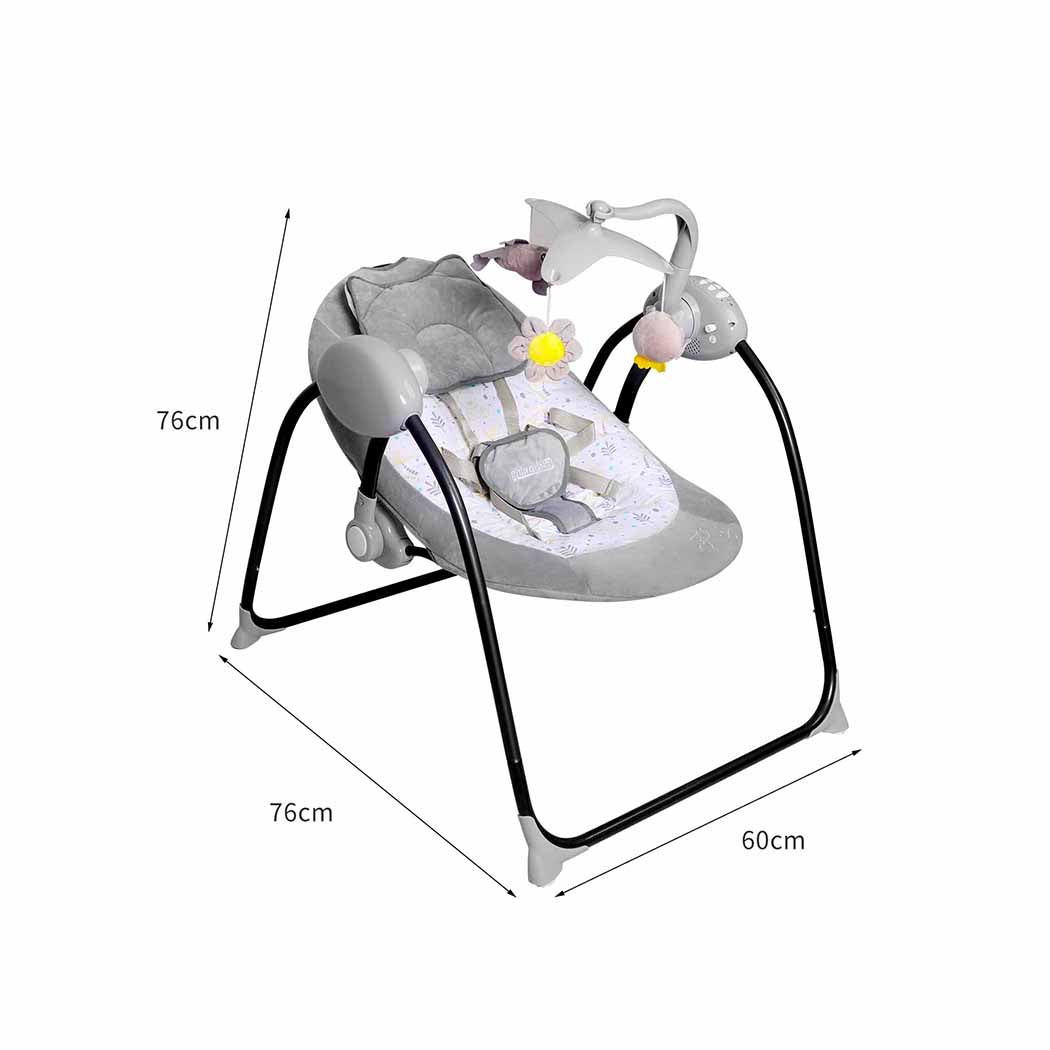 Swing Electric Cradle Rocker Chair Infant Auto Bouncer Newborns Seat