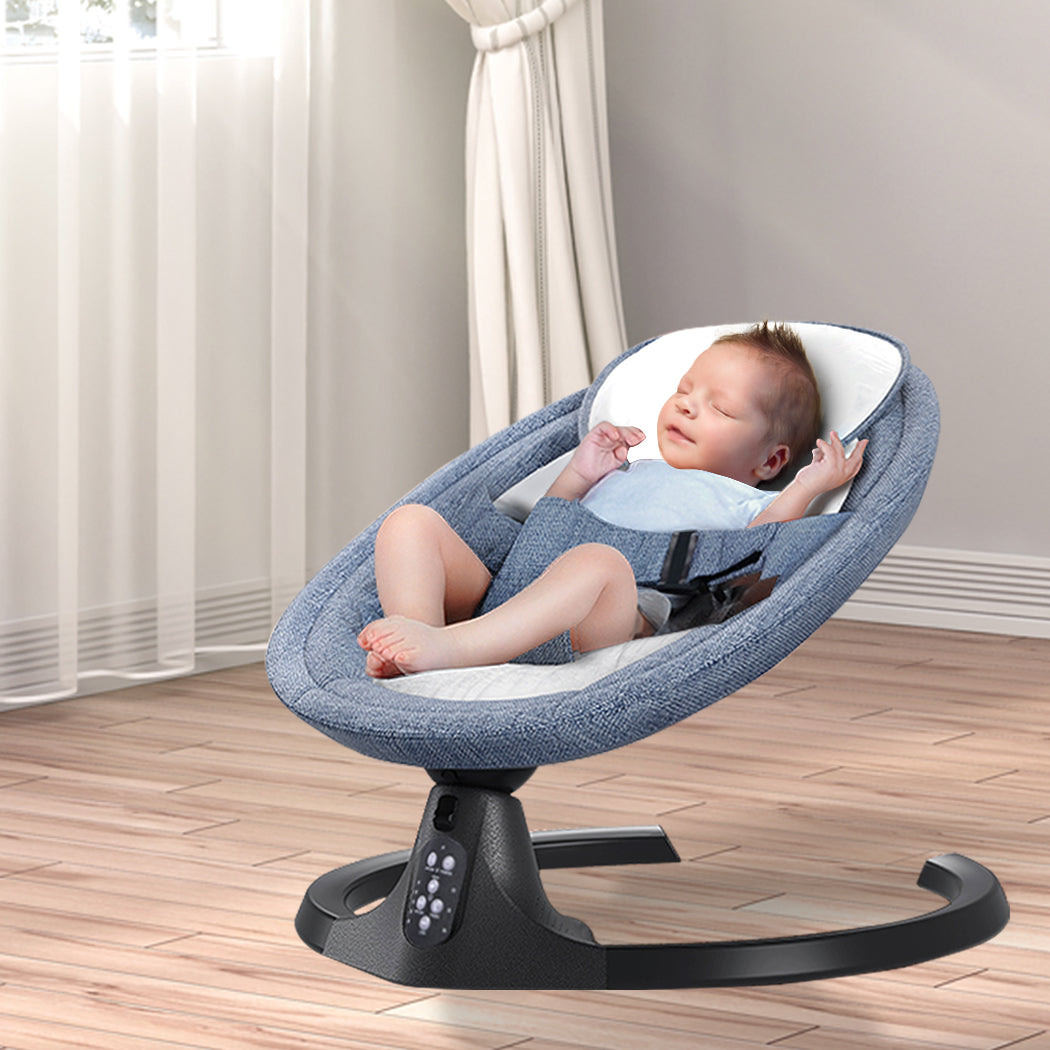 Baby Swing Cradle Rocker Bed Electric Bouncer Seat Infant Remote Chair